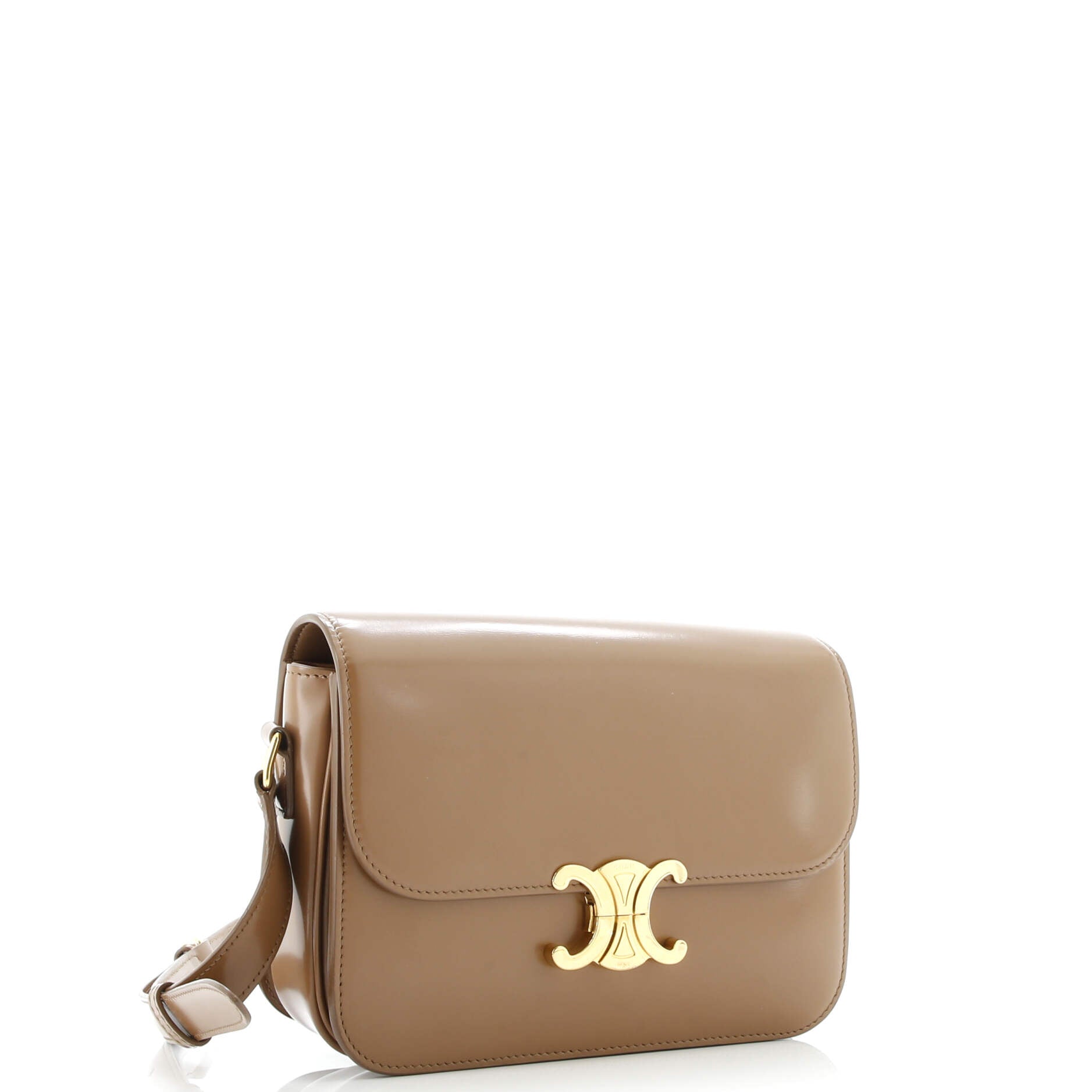 Triomphe Shoulder Bag Smooth Calfskin Medium