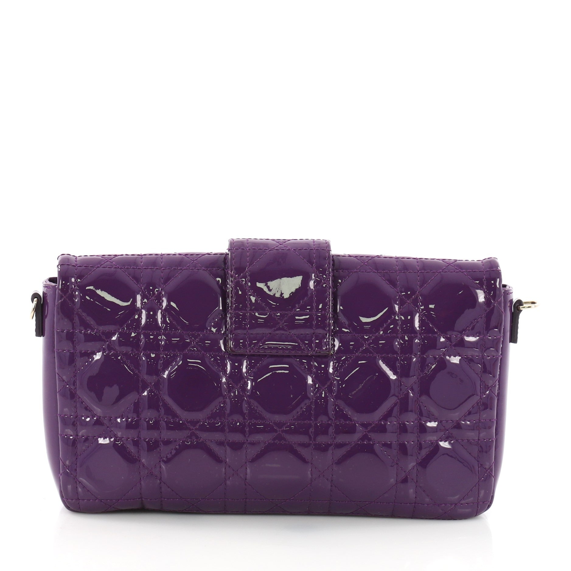 New Lock Pouch Cannage Quilt Patent Mini