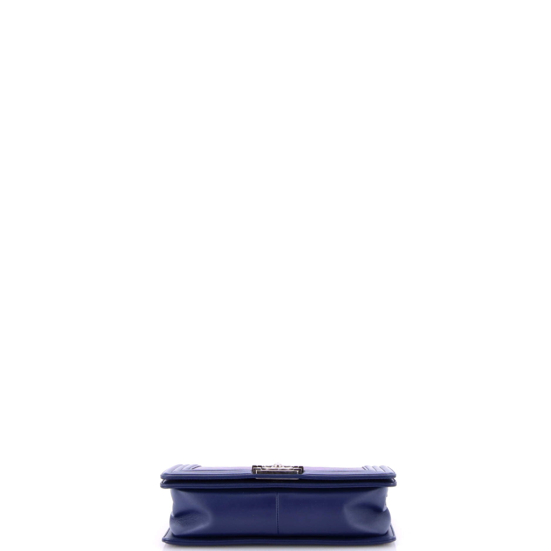 Boy Flap Bag Chevron Painted Calfskin Old Medium