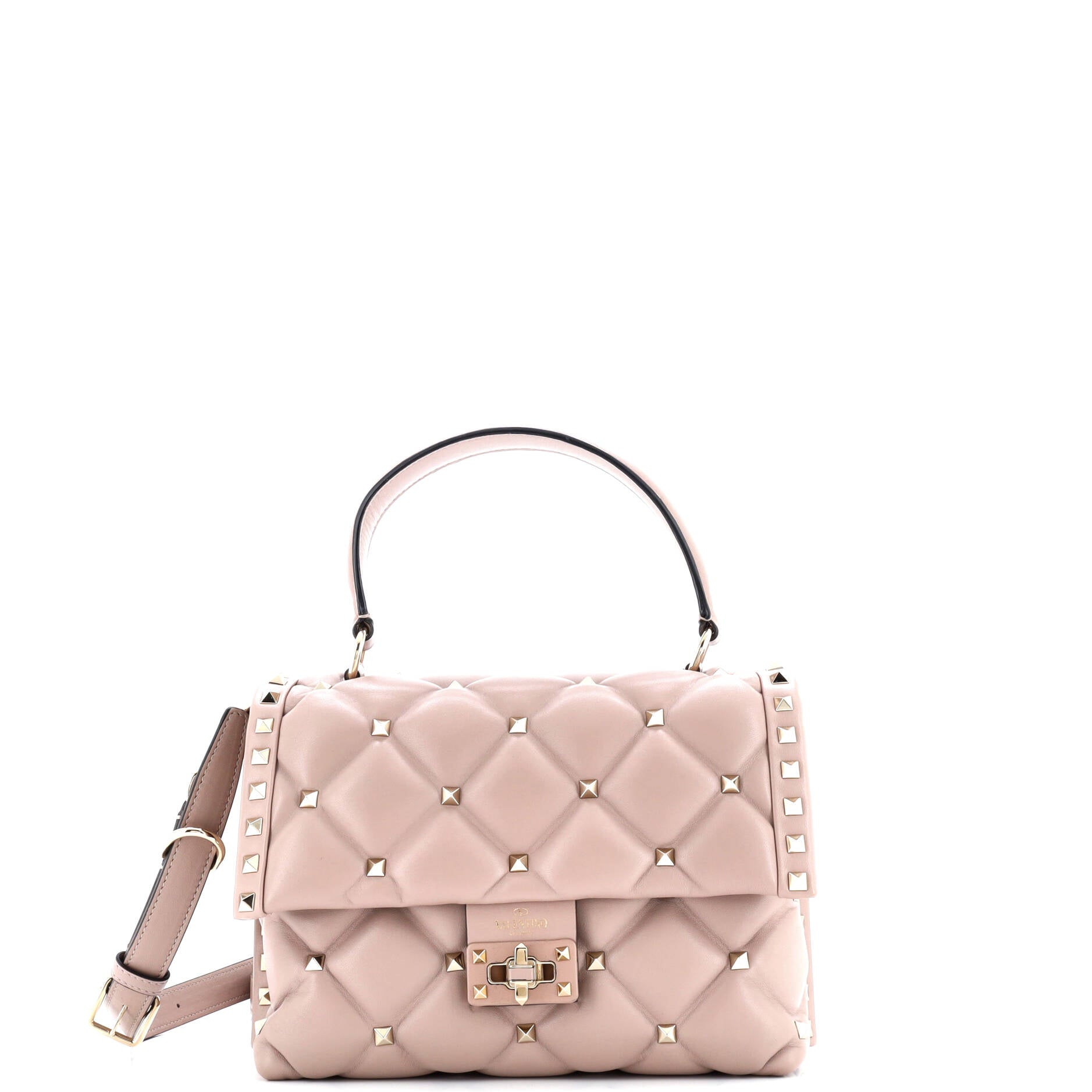 Candystud Top Handle Bag Leather Medium