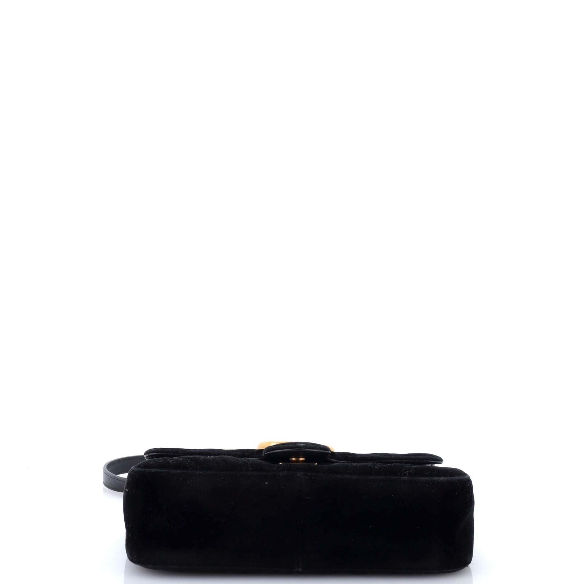 GG Marmont Flap Bag Matelasse Velvet Mini