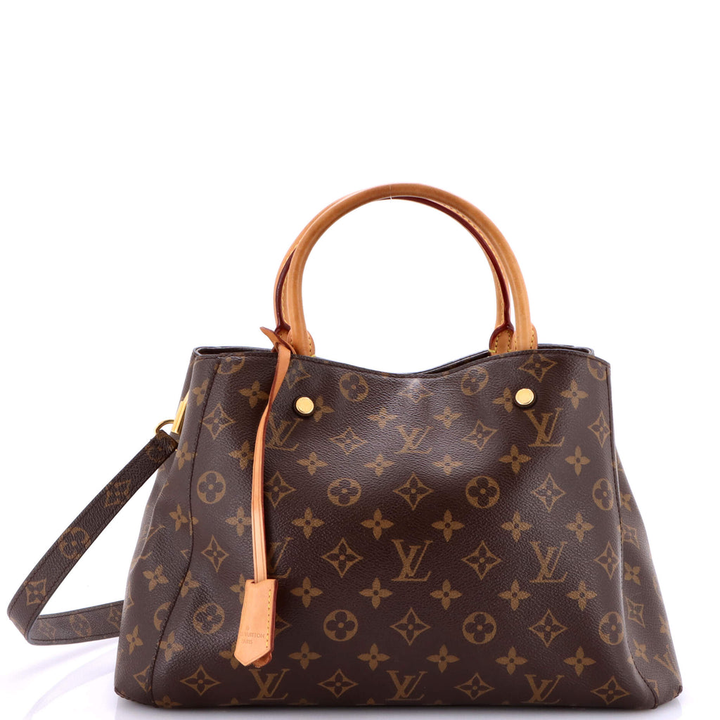 Montaigne Handbag Monogram Canvas MM