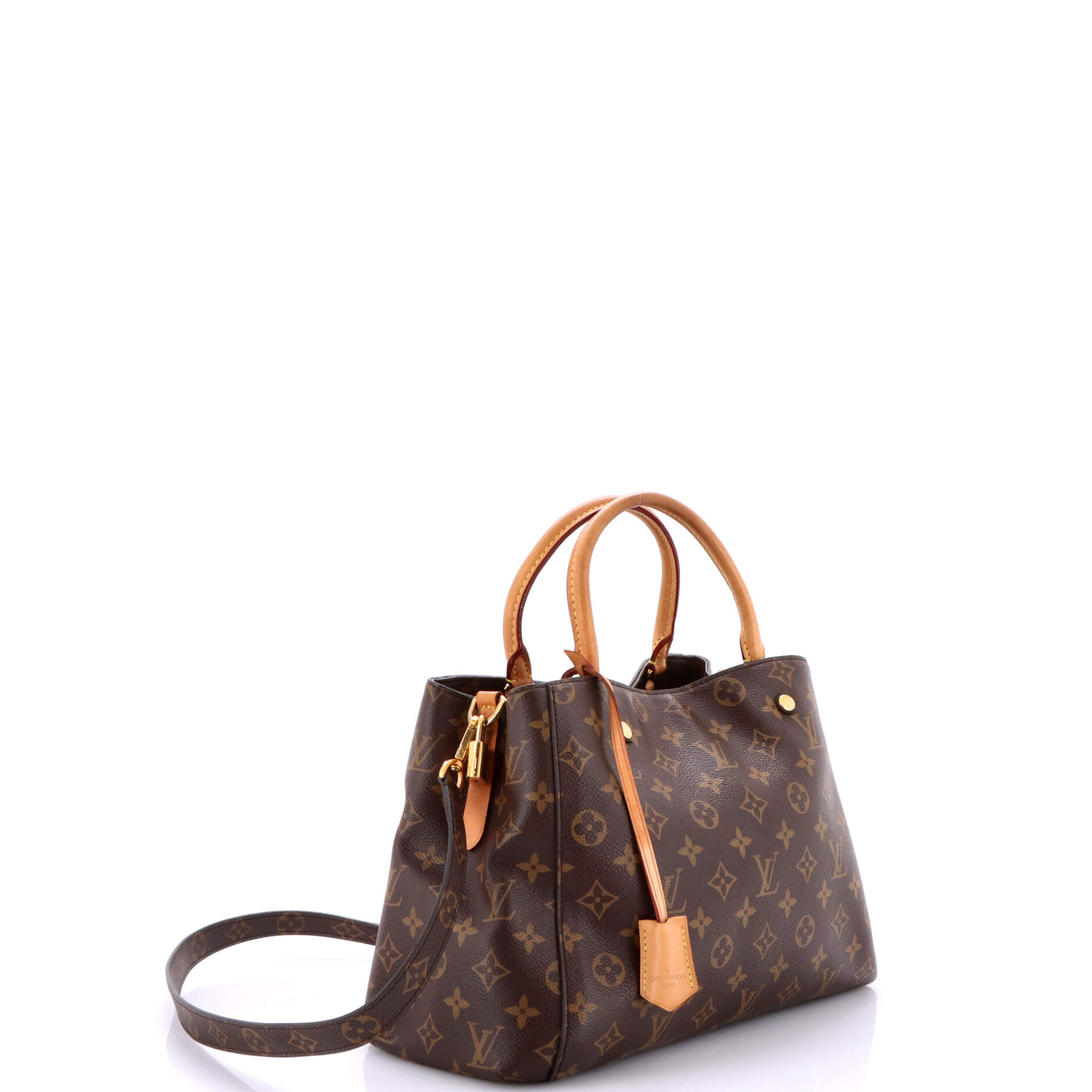 Montaigne Handbag Monogram Canvas MM