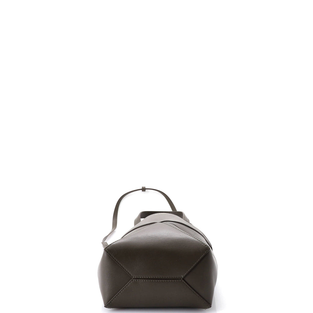 Puzzle Fold Tote Leather Mini