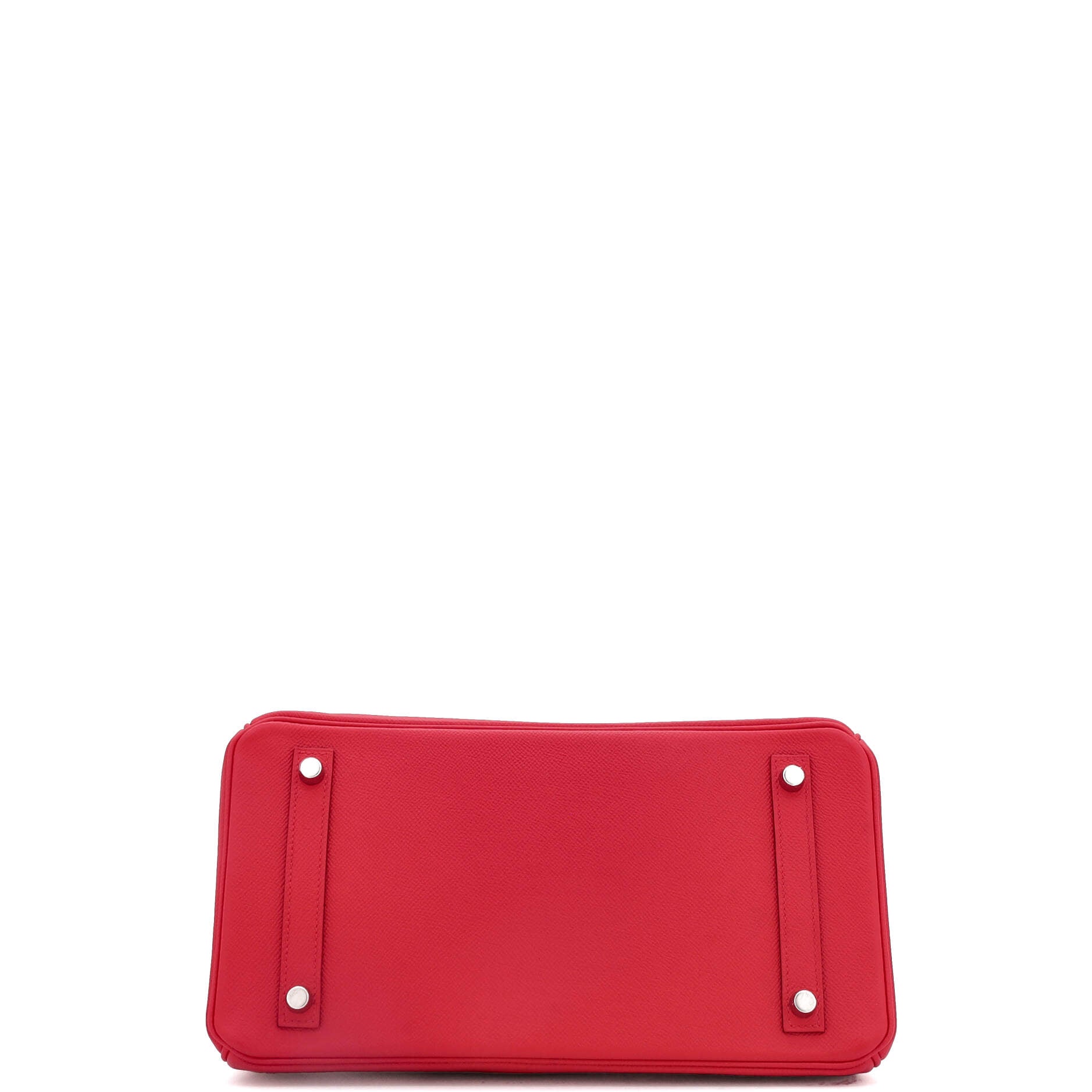 Birkin Handbag Rouge Casaque Epsom with Palladium Hardware 30
