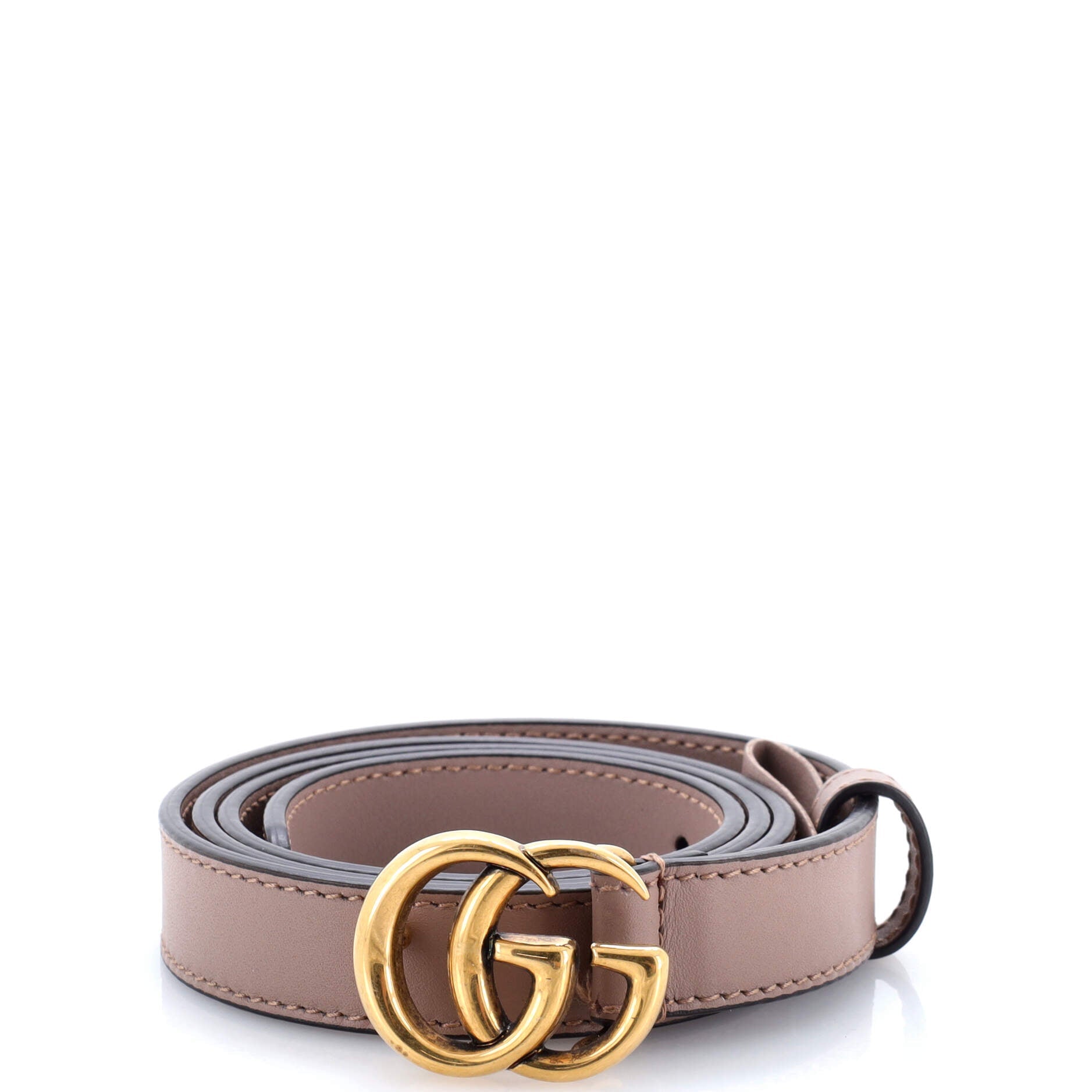 GG Marmont Belt Leather Thin