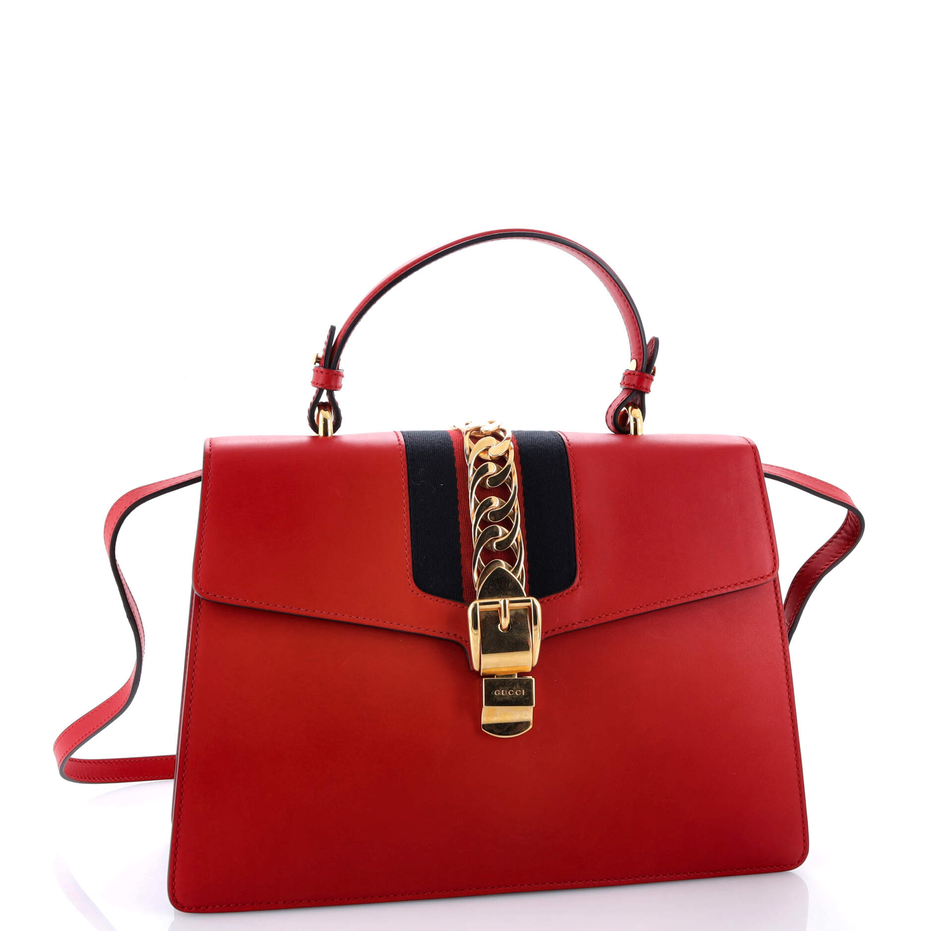 Sylvie Top Handle Bag Leather Medium