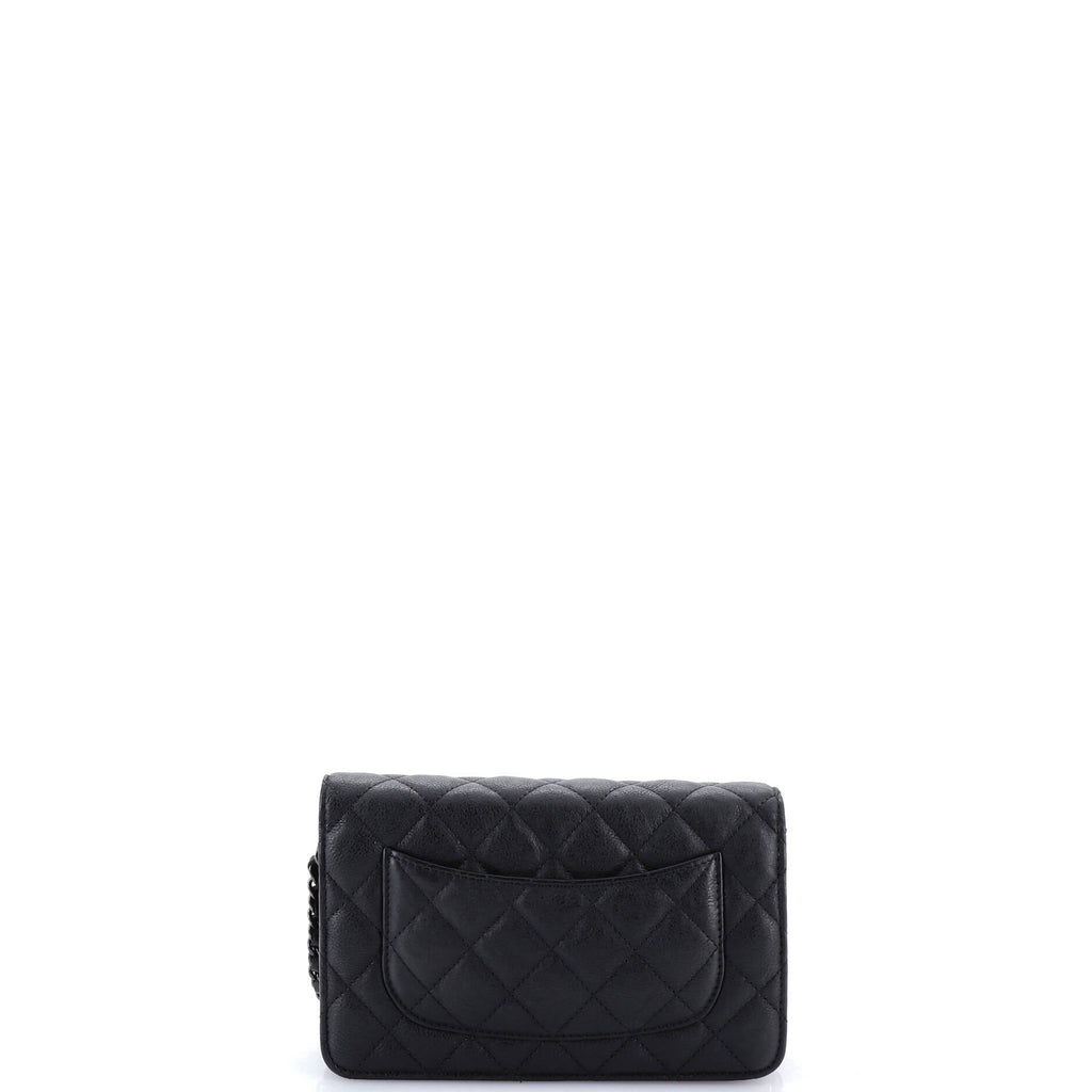 So Black Reissue 2.55 Wallet on Chain Quilted Aged Calfskin
