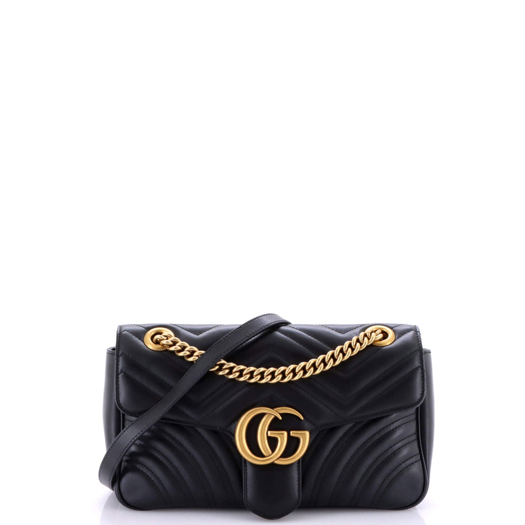 GG Marmont Flap Bag Matelasse Leather Mini