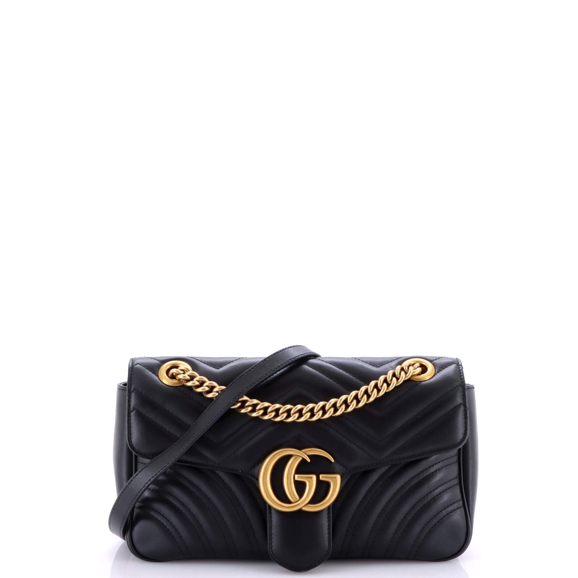 GG Marmont Flap Bag Matelasse Leather Mini