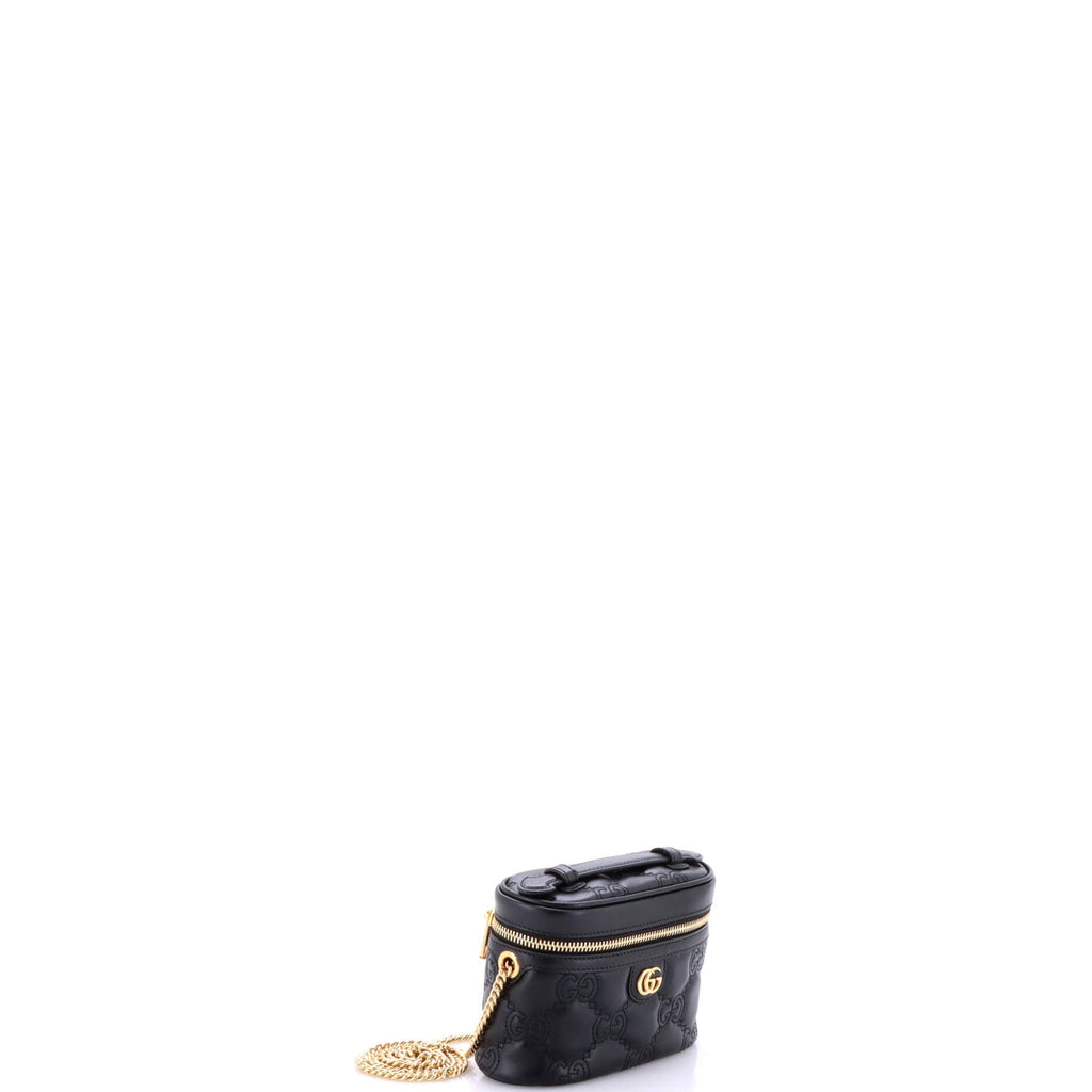 Top Handle Vanity Chain Bag GG Matelasse Leather Mini