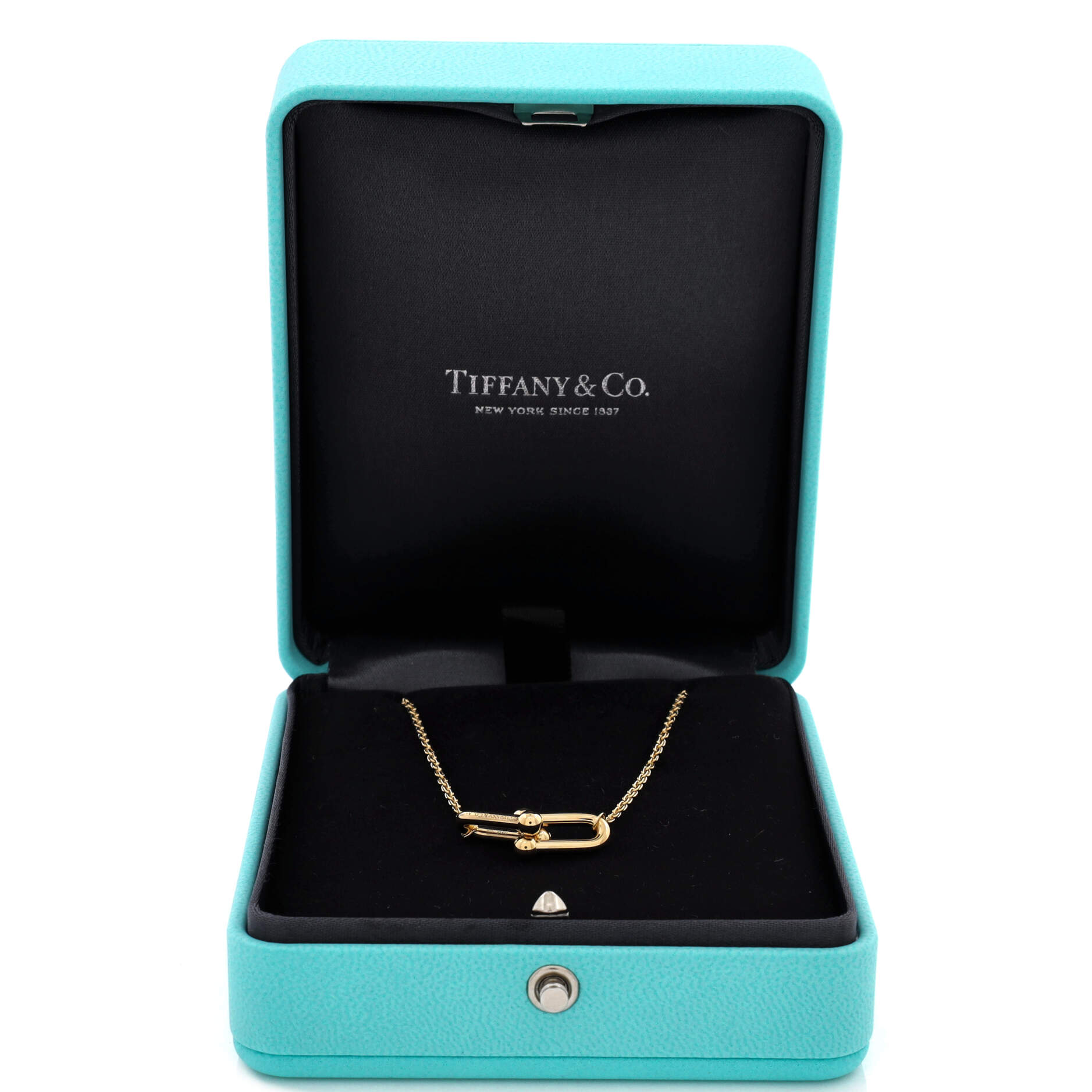 HardWear Double Link Pendant Necklace 18K Yellow Gold Small