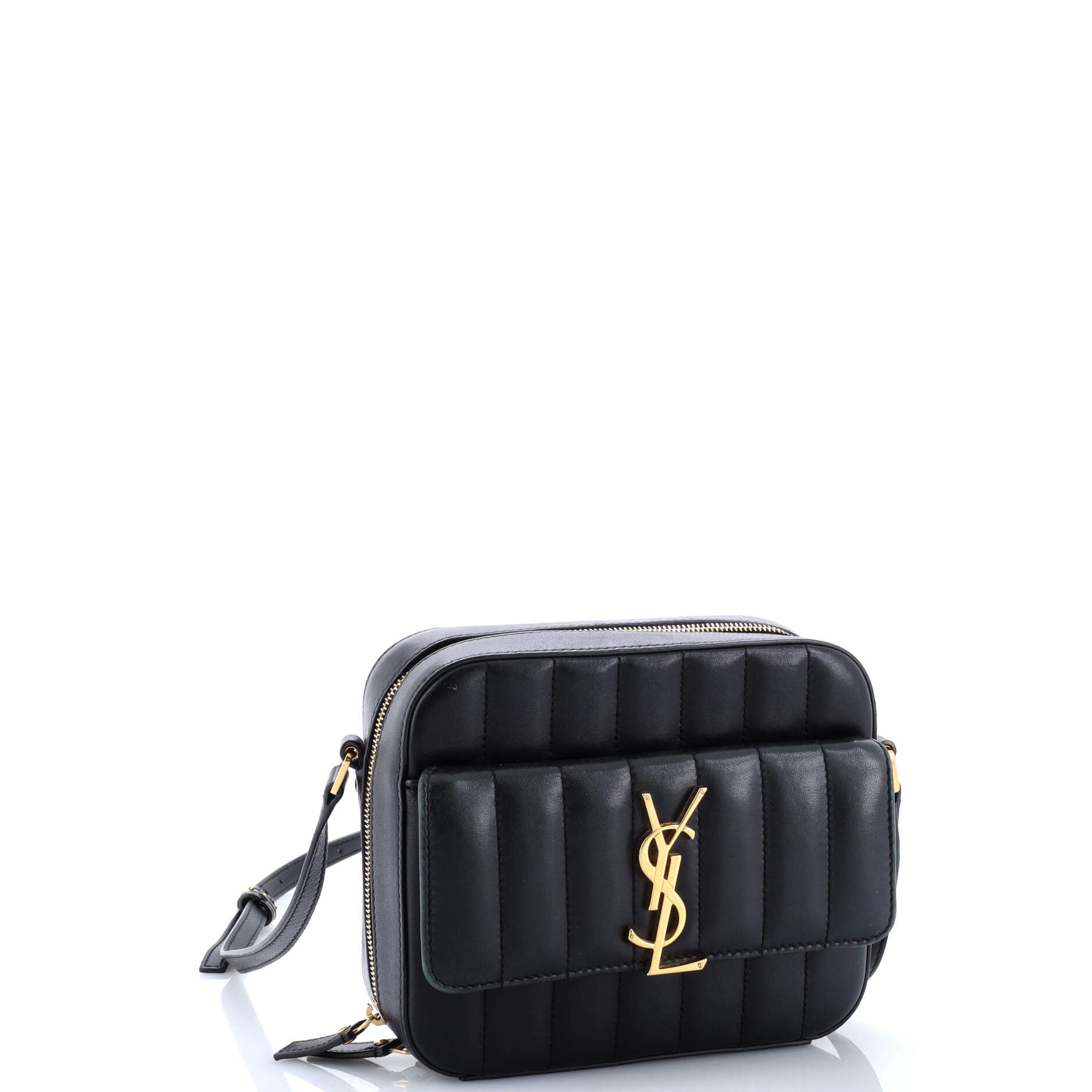 Vicky Camera Bag Vertical Quilted Leather Medium