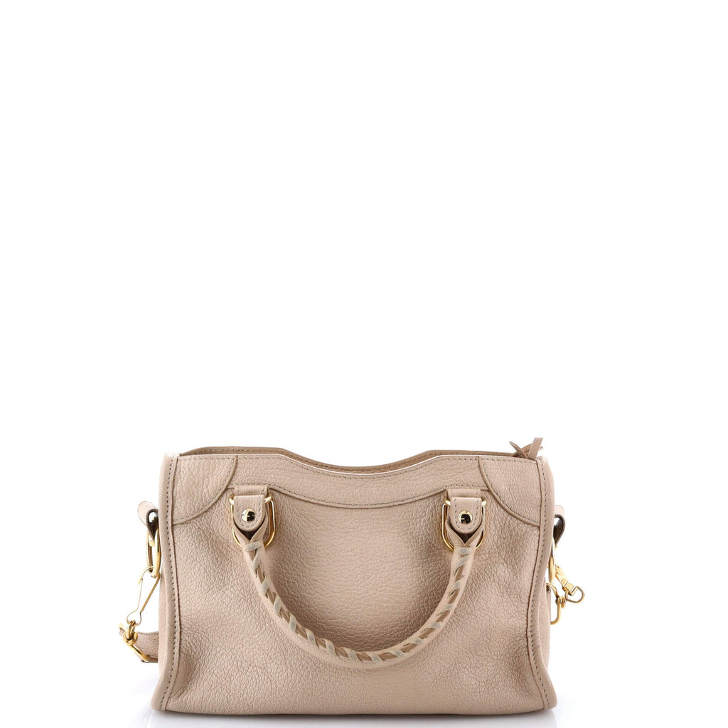 City Classic Metallic Edge Bag Leather Mini