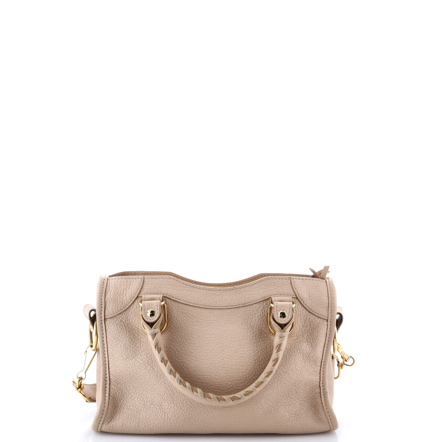 City Classic Metallic Edge Bag Leather Mini