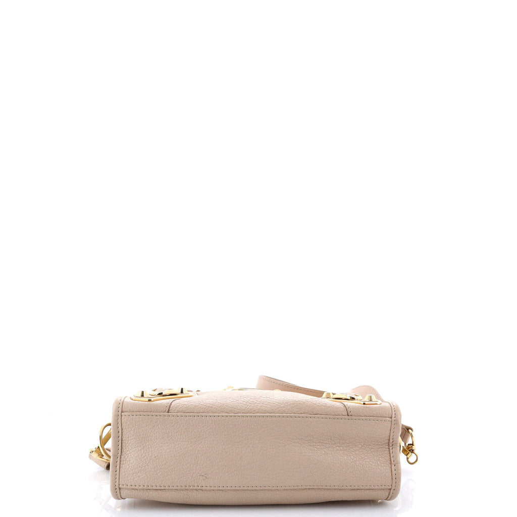 City Classic Metallic Edge Bag Leather Mini