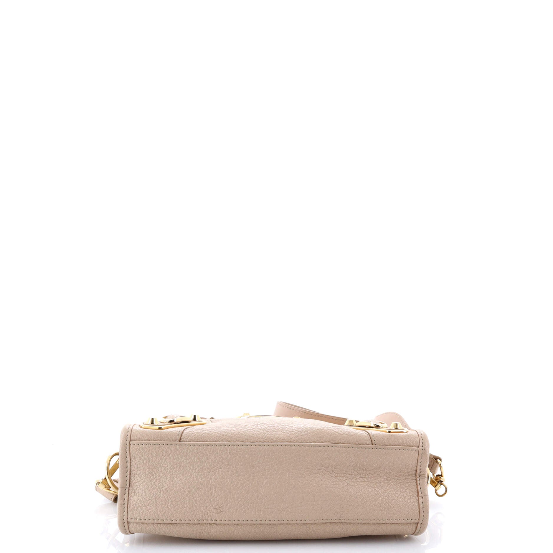 City Classic Metallic Edge Bag Leather Mini