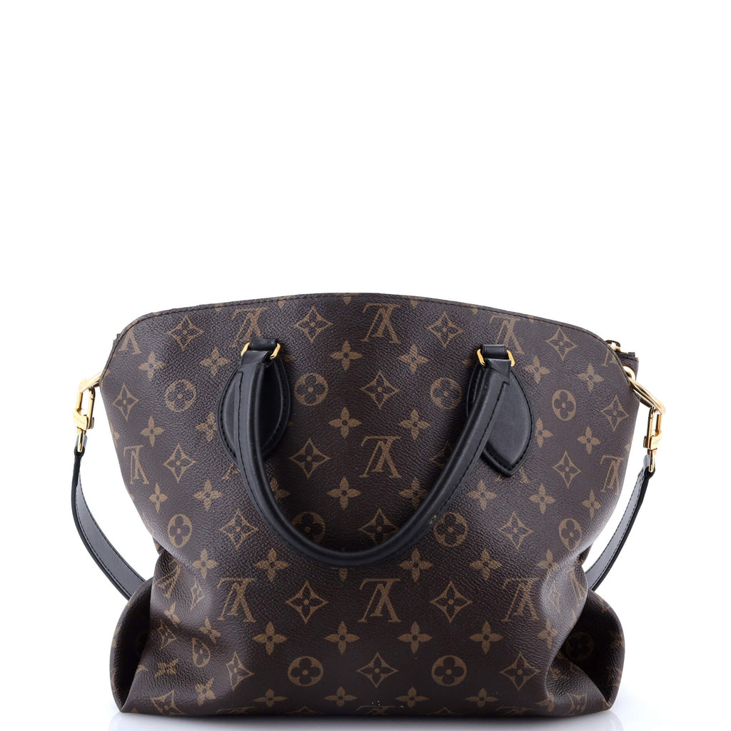 Flower Zipped Tote Monogram Canvas MM