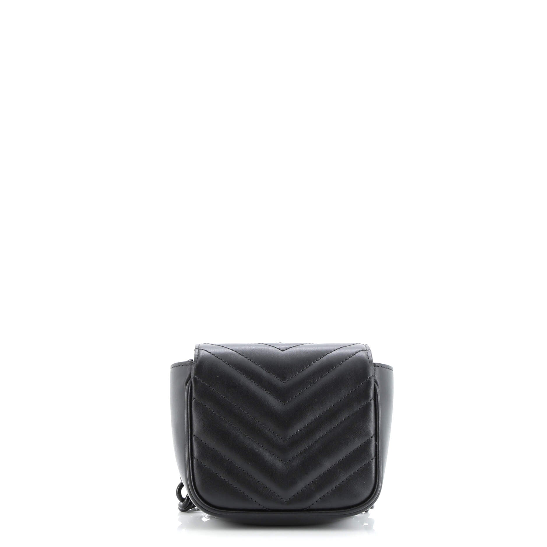 GG Marmont Flap Belt Bag Matelasse Leather Mini