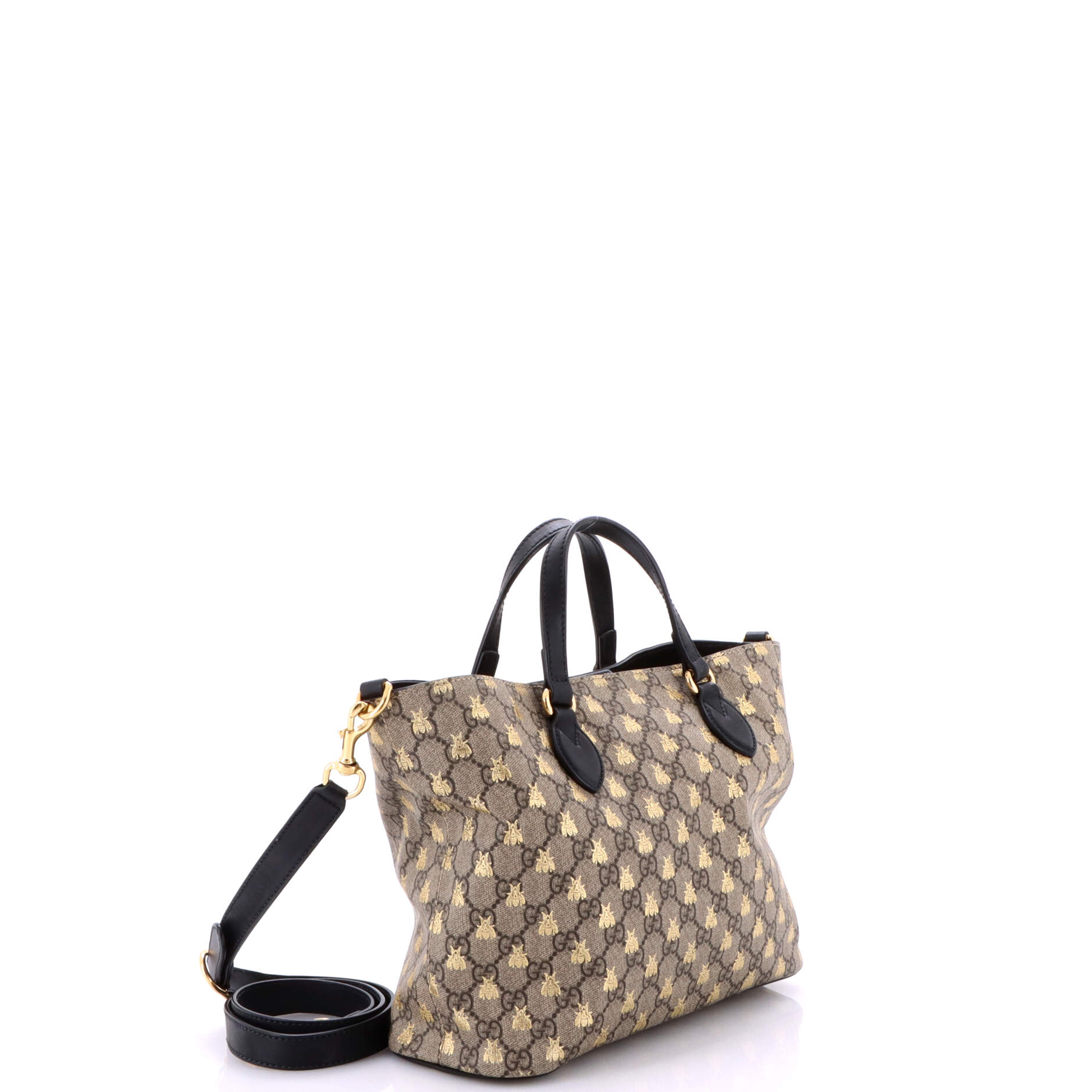 Convertible Soft Tote Printed GG Coated Canvas Small