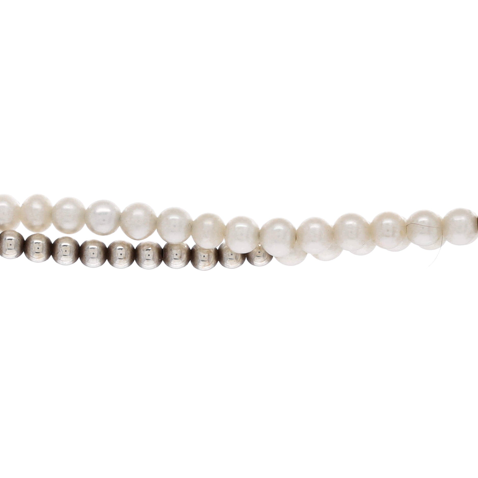 Return to Tiffany Wrap Toggle Necklace Sterling Silver with Diamond and Cultured Pearls