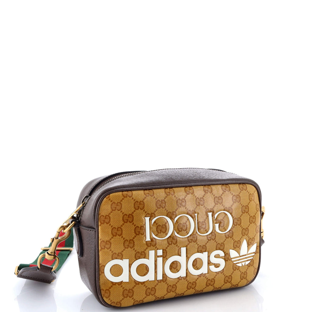 x adidas Shoulder Bag GG Coated Canvas Small