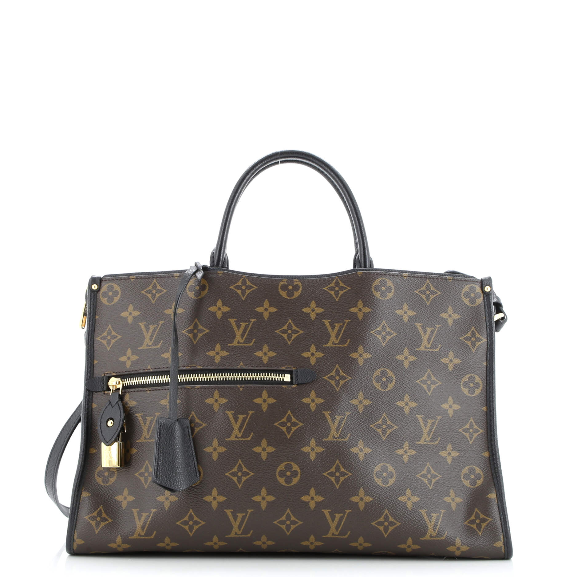 Popincourt NM Handbag Monogram Canvas with Leather MM
