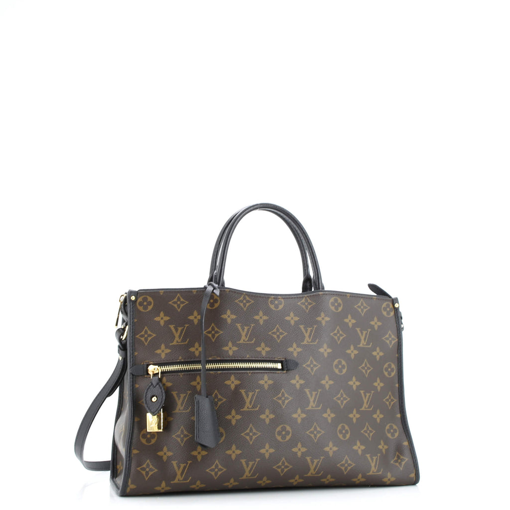 Popincourt NM Handbag Monogram Canvas with Leather MM