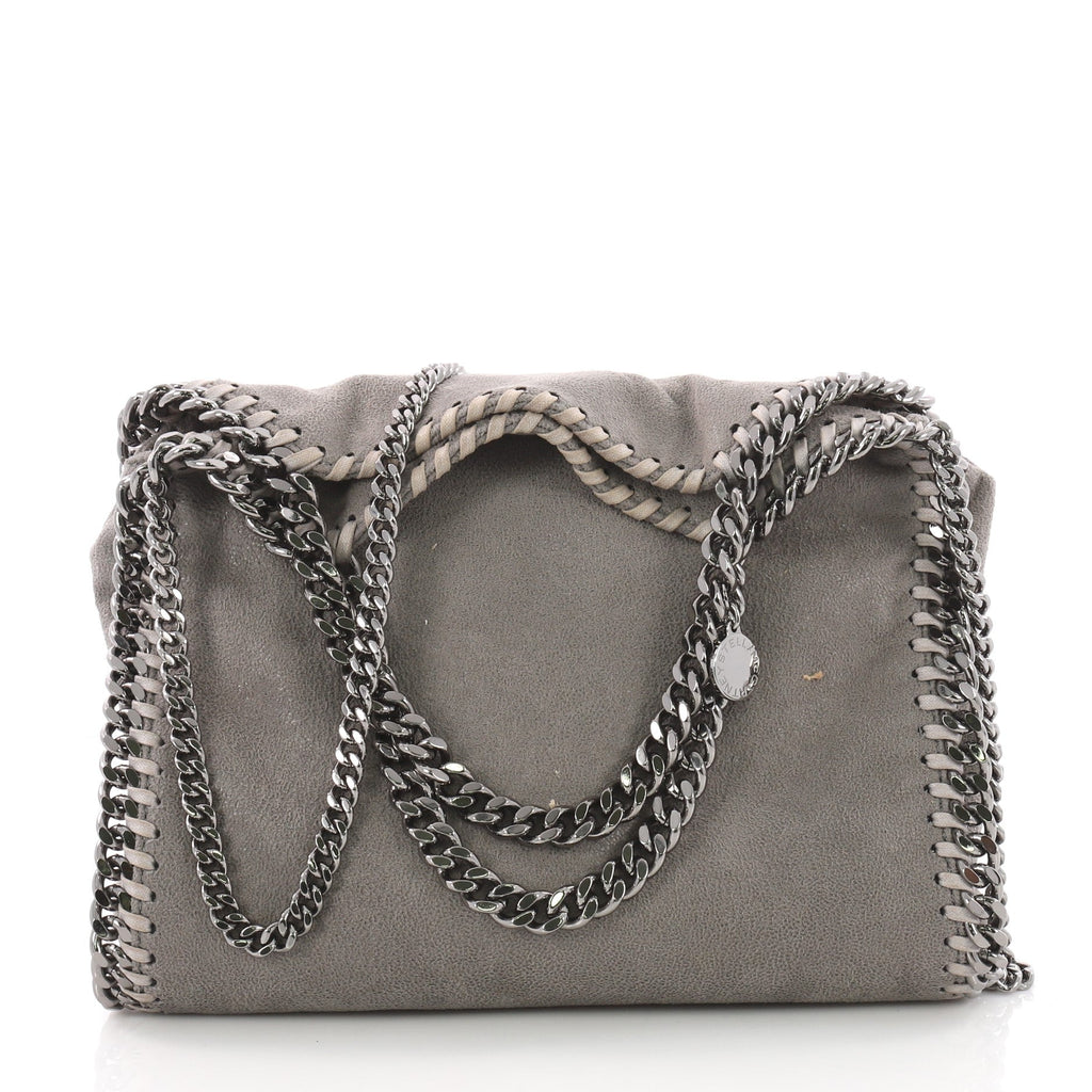 Falabella Fold Over Crossbody Bag Shaggy Deer Mini