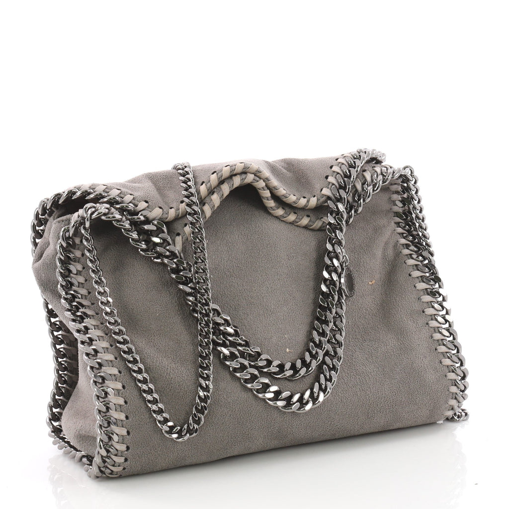 Falabella Fold Over Crossbody Bag Shaggy Deer Mini