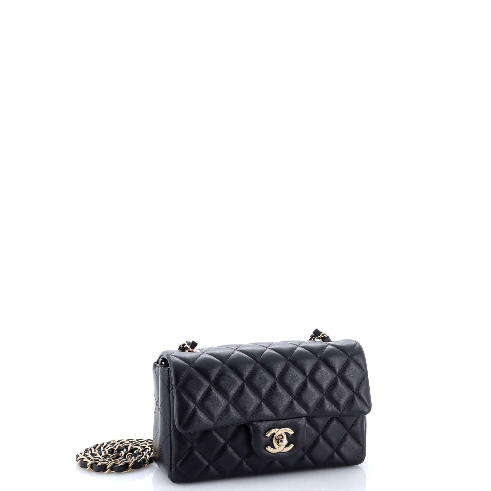 Classic Single Flap Bag Quilted Lambskin Mini