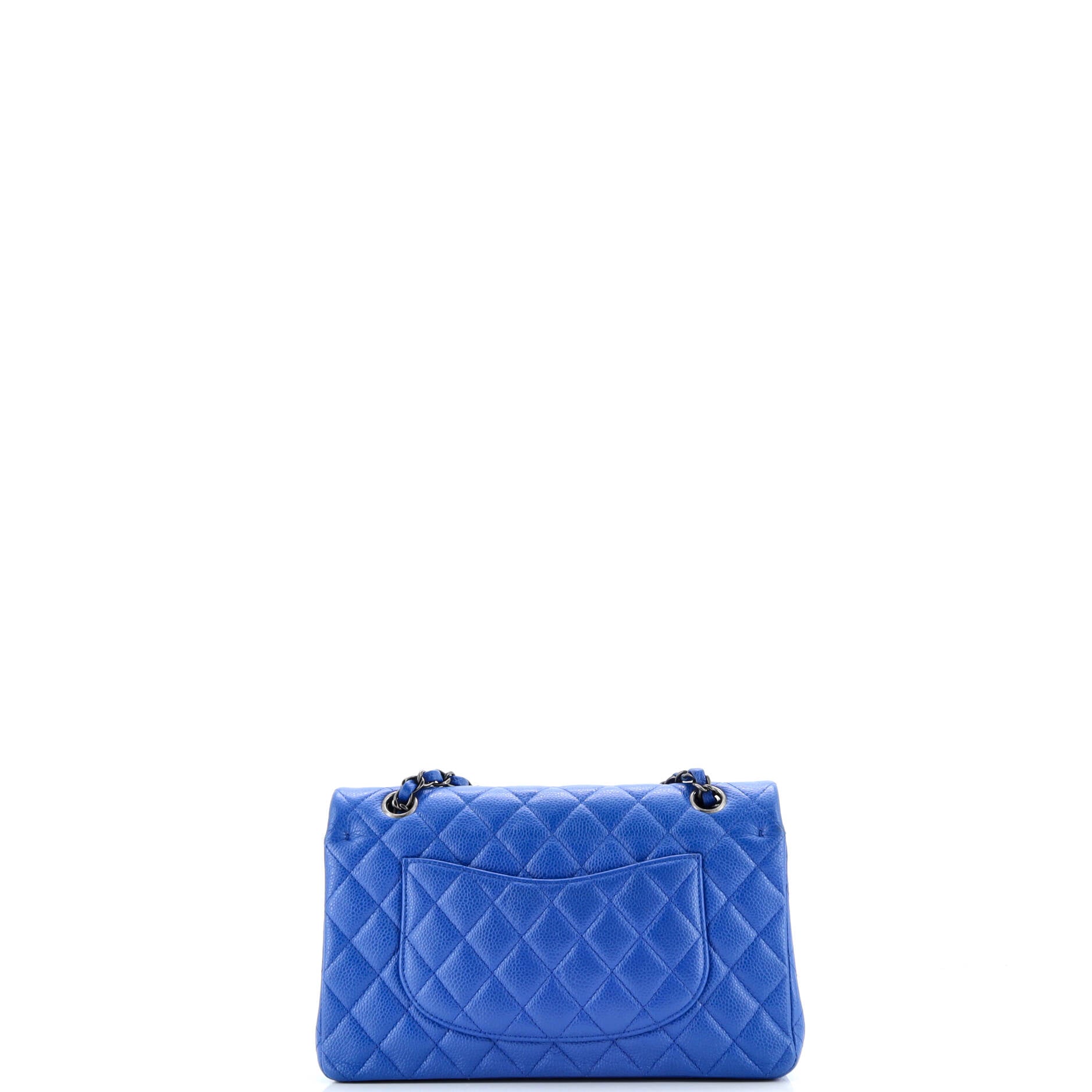 Classic Double Flap Bag Quilted Caviar Medium