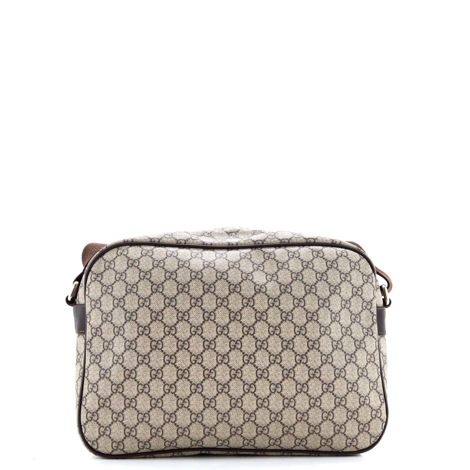 Front Zip Camera Bag GG Coated Canvas Large