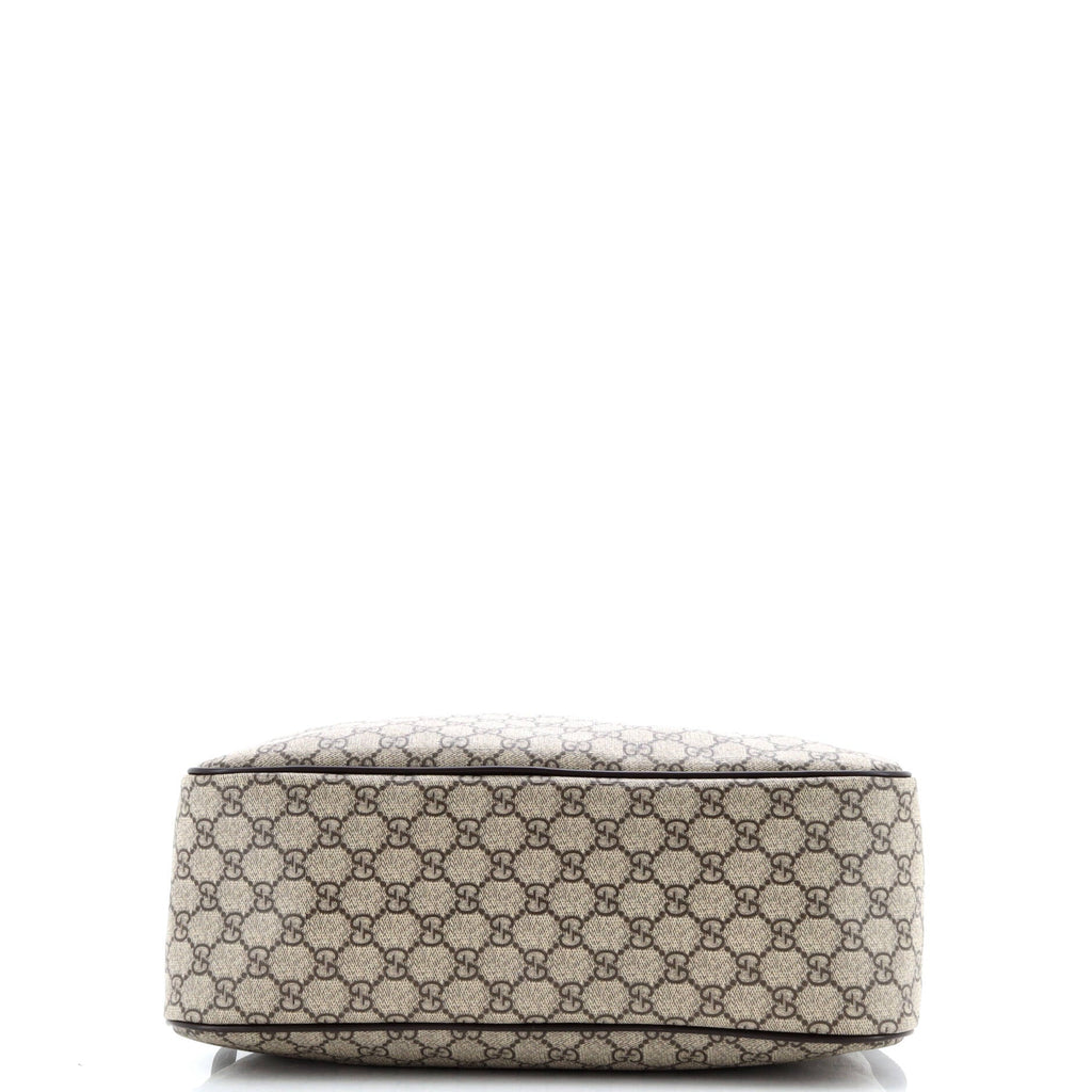 Front Zip Camera Bag GG Coated Canvas Large