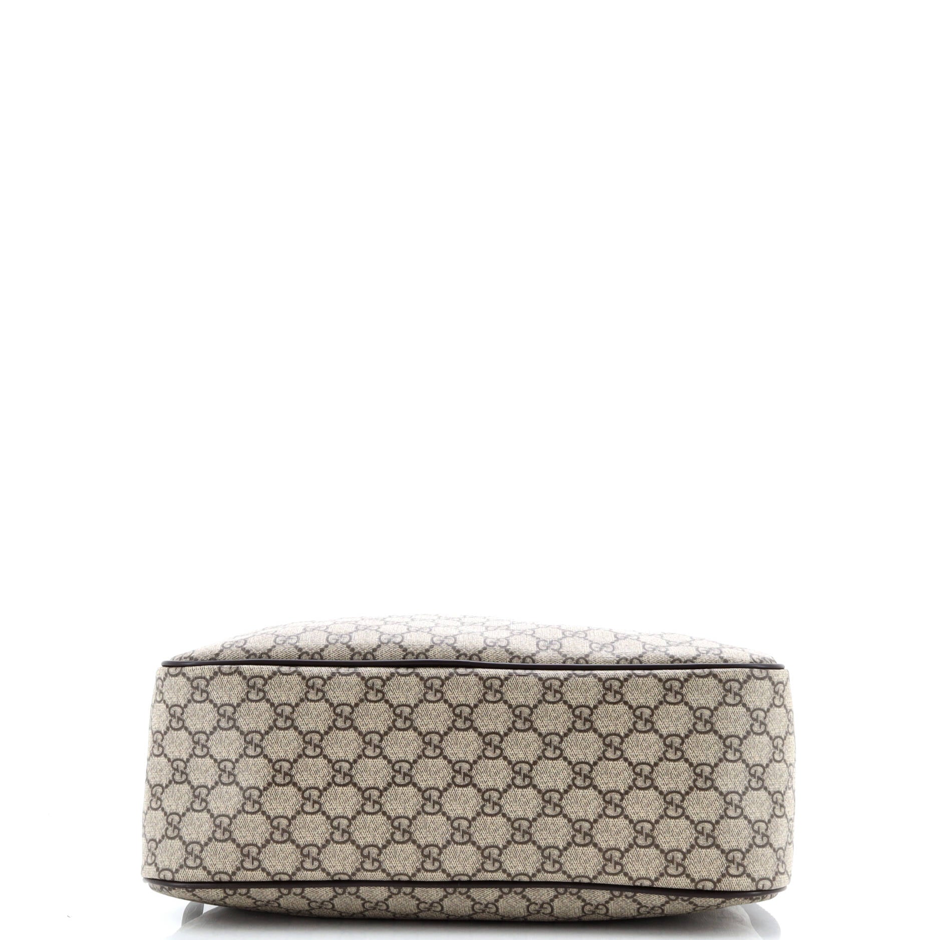 Front Zip Camera Bag GG Coated Canvas Large