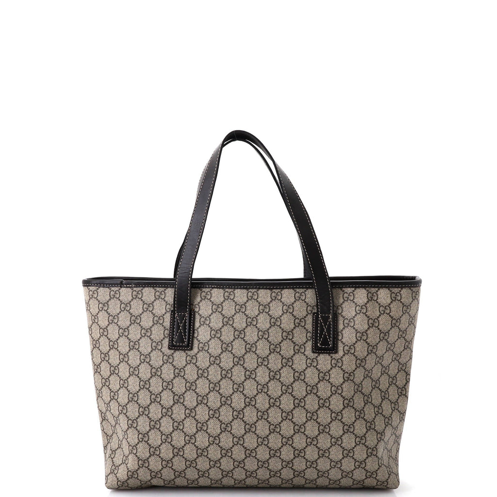Plus Tote GG Coated Canvas with Leather Medium