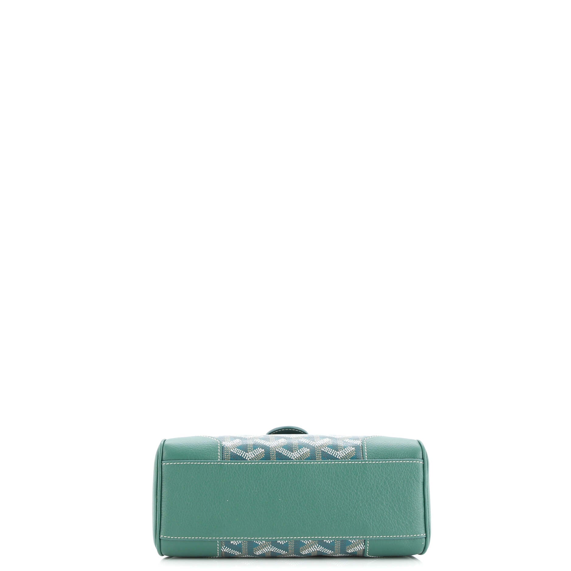 Saigon Top Handle Bag Coated Canvas with Leather Mini
