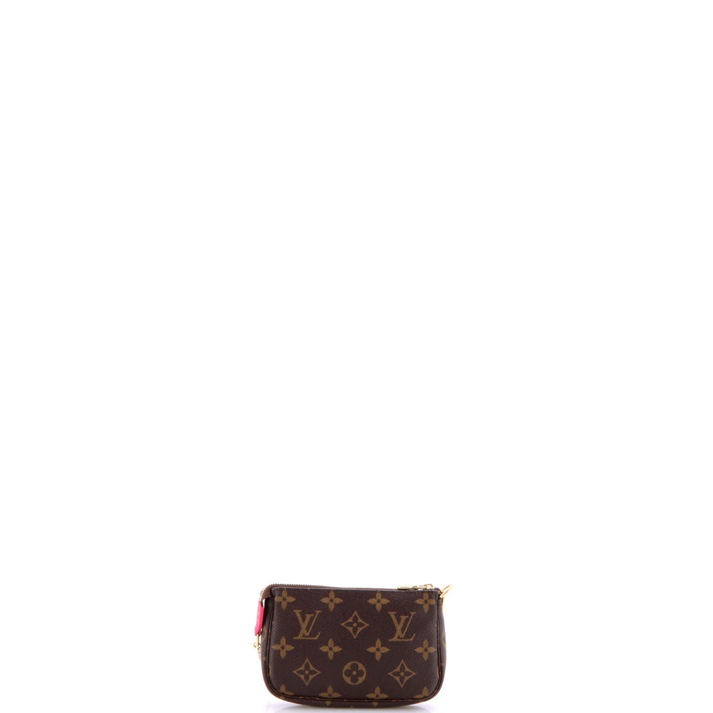 Pochette Accessoires Limited Edition Vivienne Xmas Monogram Canvas Mini