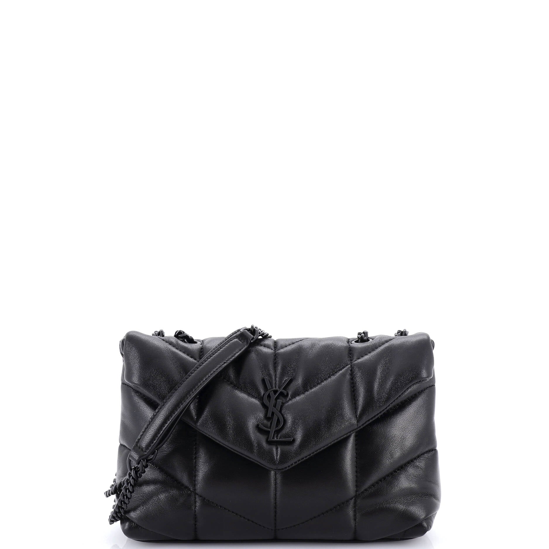 Loulou Puffer Shoulder Bag Quilted Leather Mini