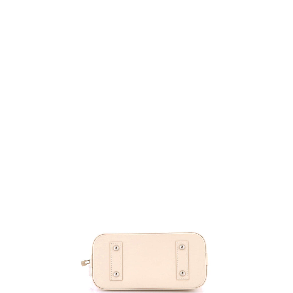 Alma Handbag Epi Leather with Logo Jacquard Strap BB