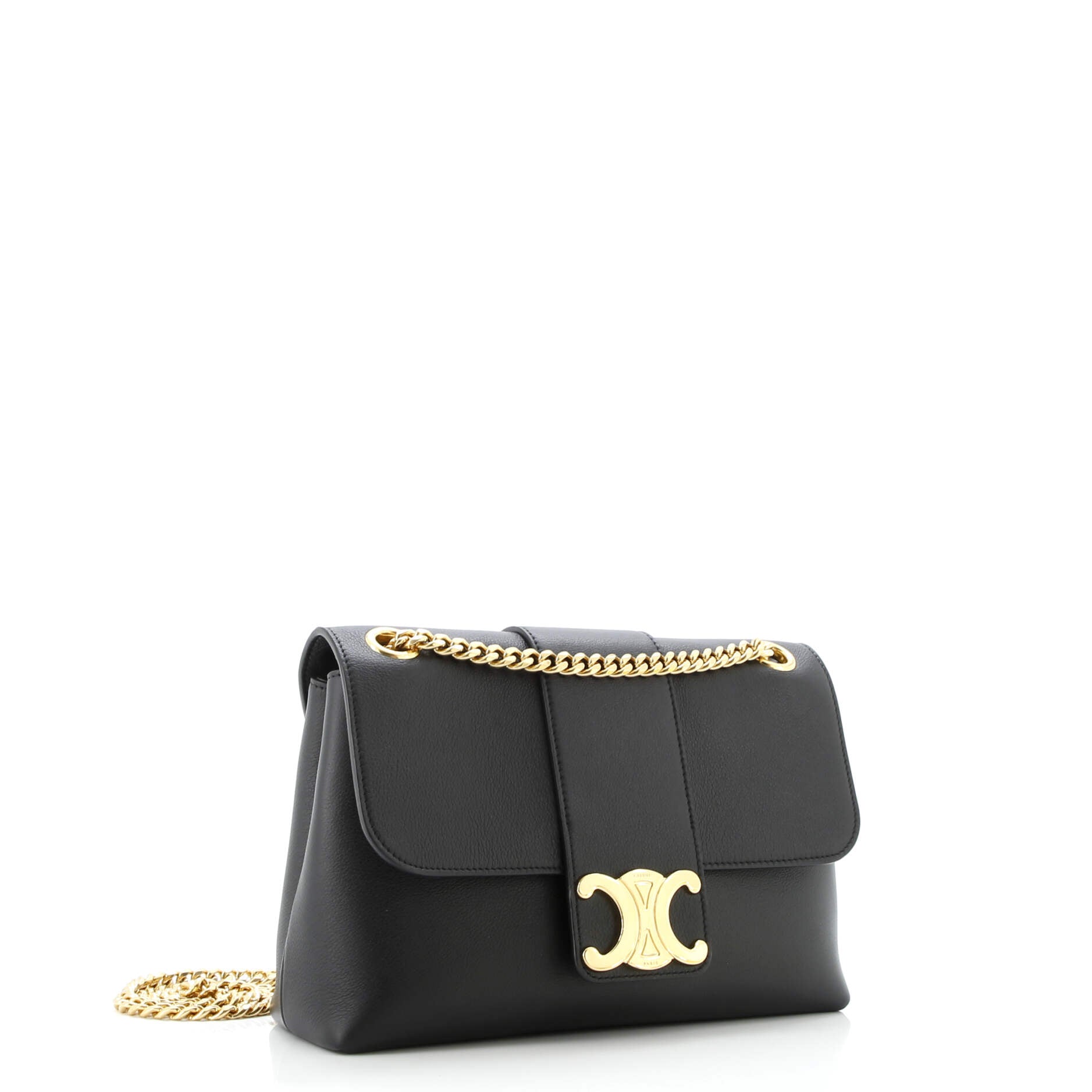 Victoire Flap Shoulder Bag Leather Teen