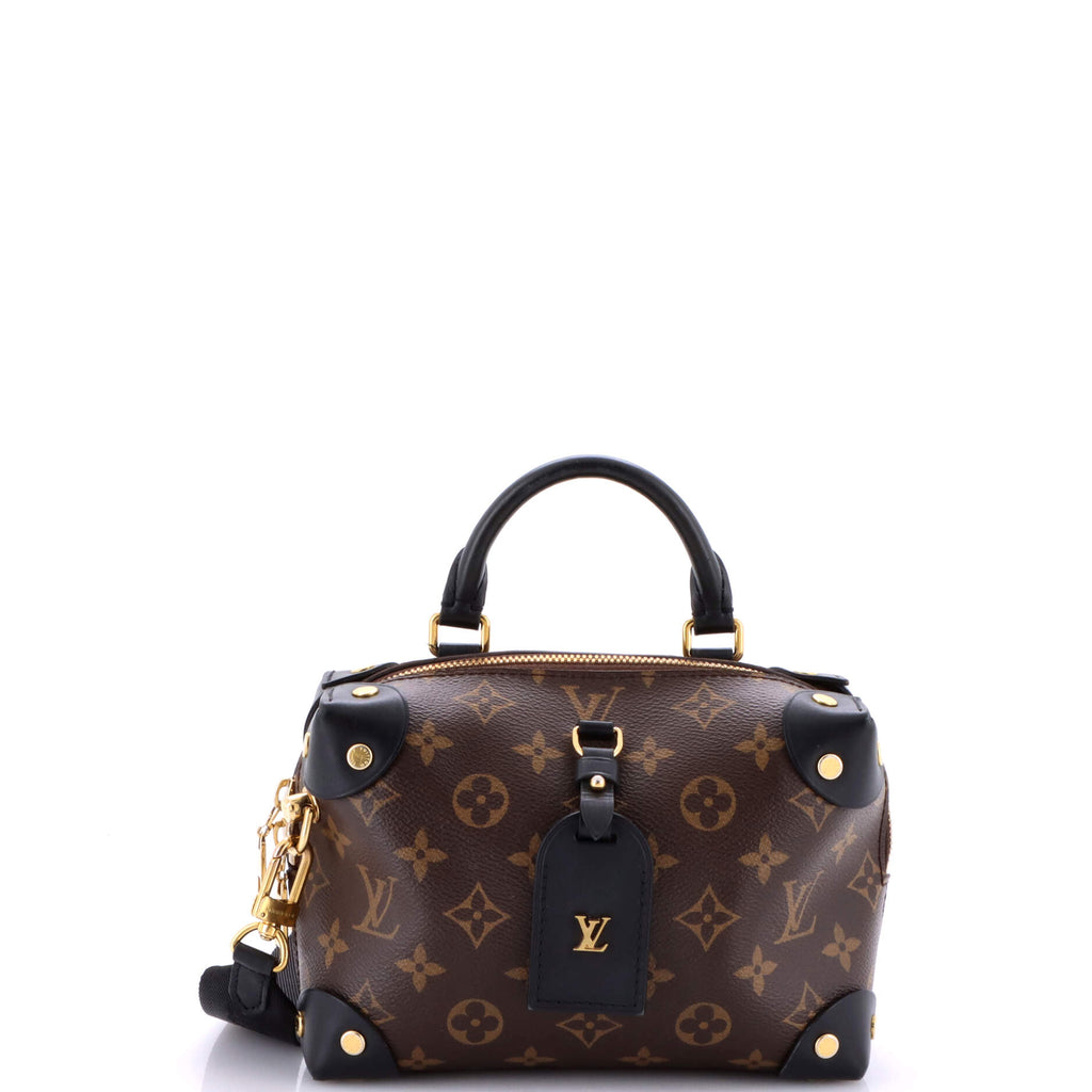 Petite Malle Souple Handbag Monogram Canvas