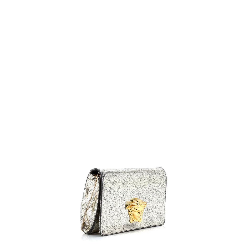 Medusa Chain Clutch Leather Small