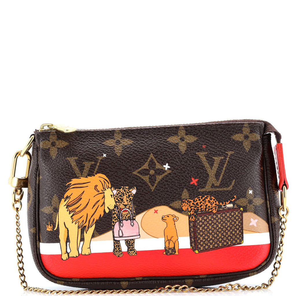 Pochette Accessoires Limited Edition Christmas Animation Monogram Canvas Mini