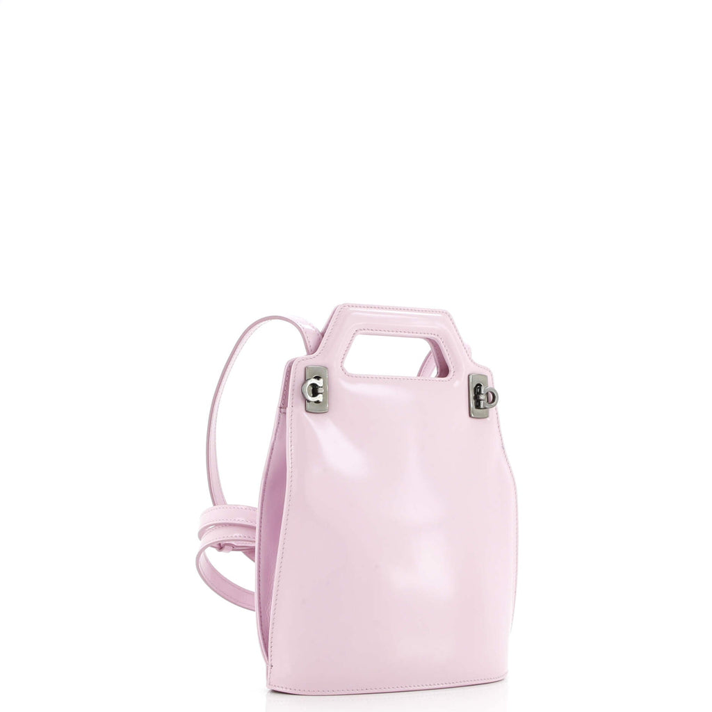 Wanda Top Handle Shoulder Bag Leather North South