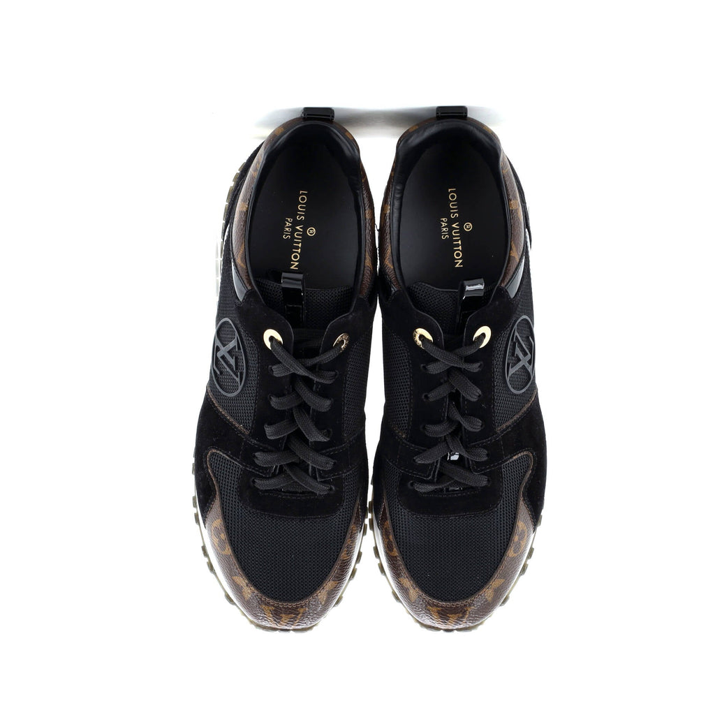 Women's Run Away Sneakers Mesh with Monogram Canvas and Suede