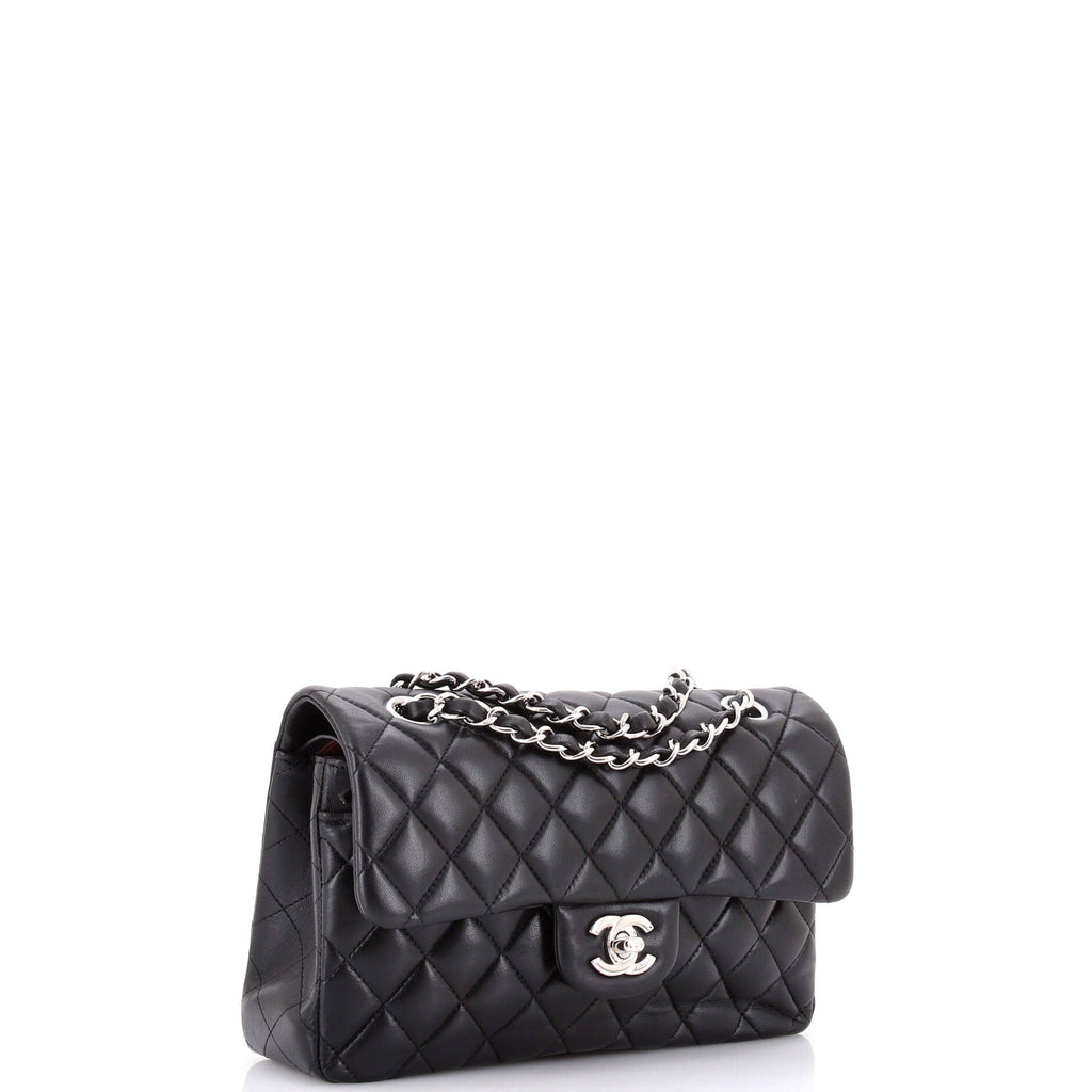 Classic Double Flap Bag Quilted Lambskin Small