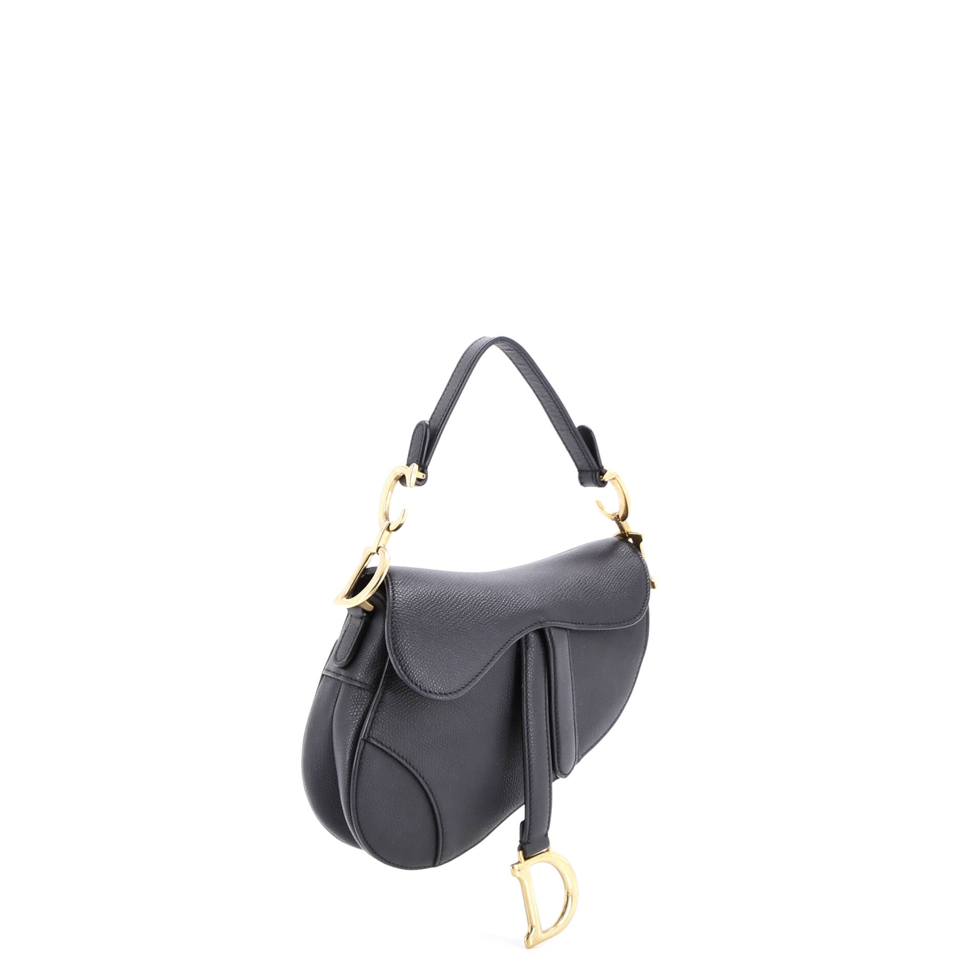 Saddle Handbag Leather Mini