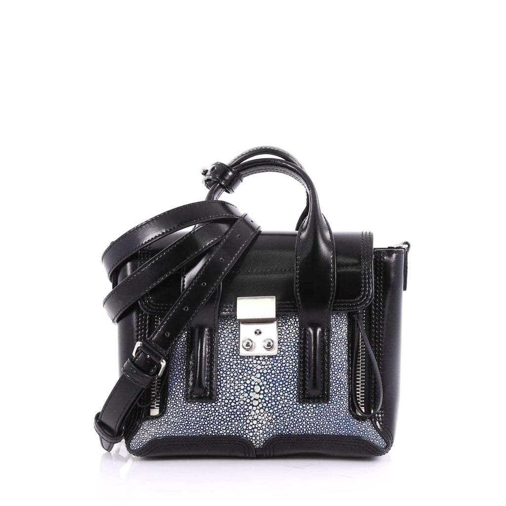 Pashli Satchel Stingray and Leather Mini