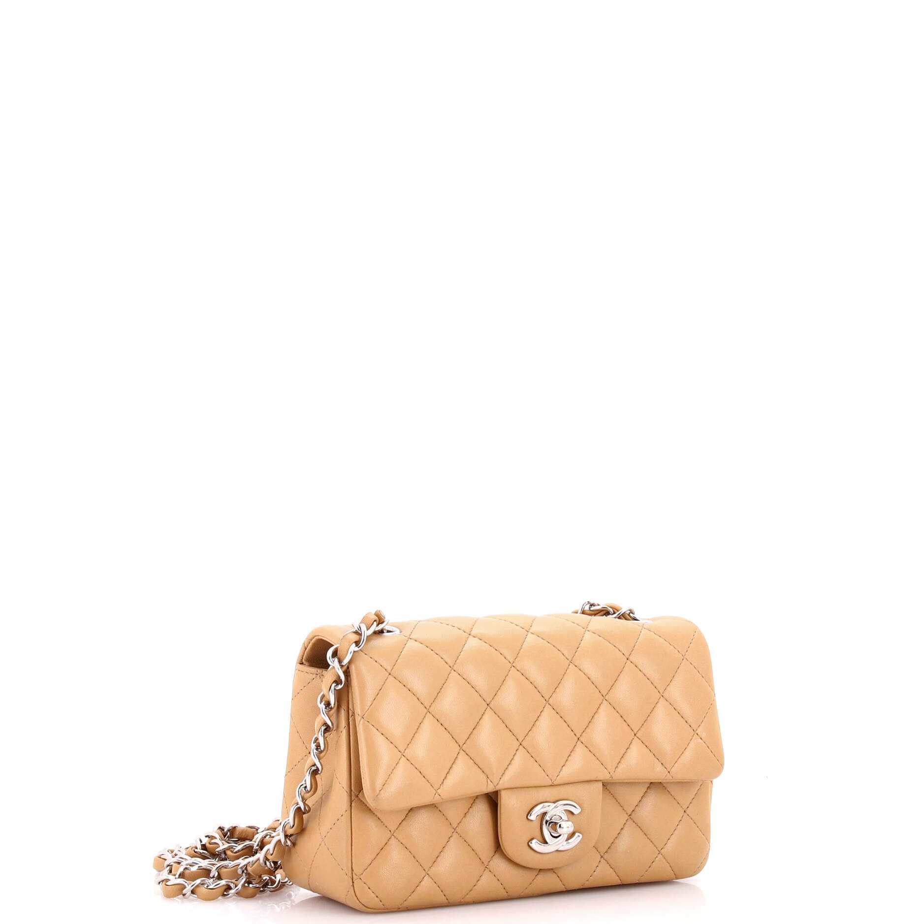 Classic Single Flap Bag Quilted Lambskin Mini